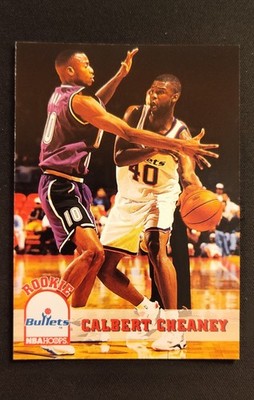 1993-94 NBA Hoops - Calbert Cheaney #416 (RC) Washington Bullets 