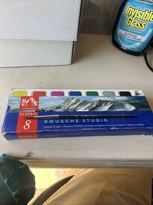 Caran d'Ache Of Switzerland Gouache Studio Classic 8 Colors Brand New!