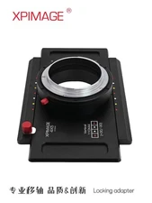 XPimage Lens Adapter for GRAFLOK 4x5 Large Format Camera to Fuji GFX 100S Camera