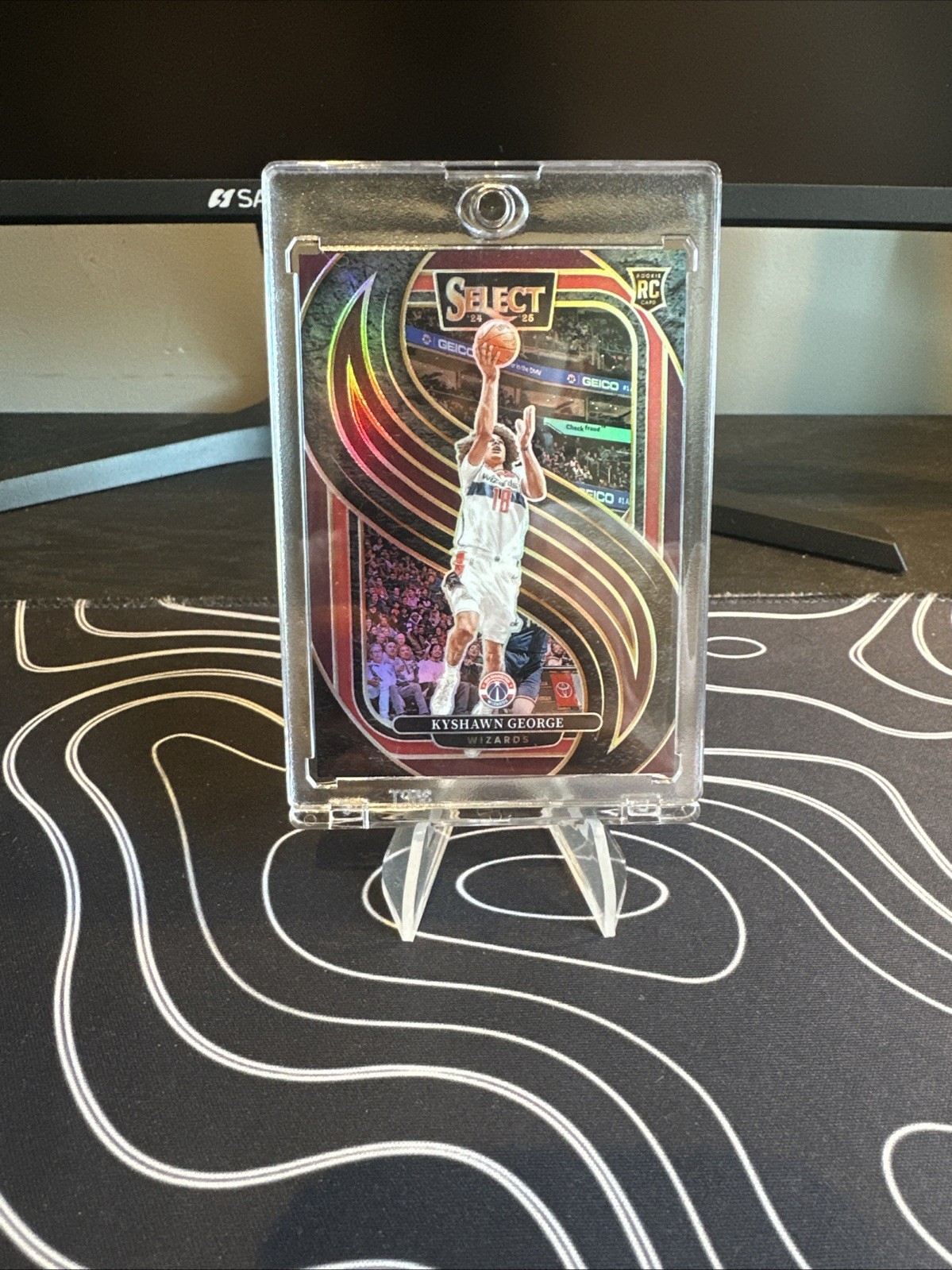 2024 Panini Select Premier Level Maroon Prizm 33/175 Kyshawn George #177