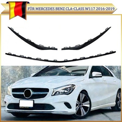 Für Mercedes Benz CLA  W117 2016-2019 Set Front Stoßstangen Gitter Spoilerlippe