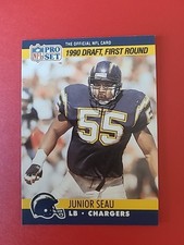 1990 Pro Set - Draft Junior Seau #673 (RC) - San Diego Chargers ROOKIE