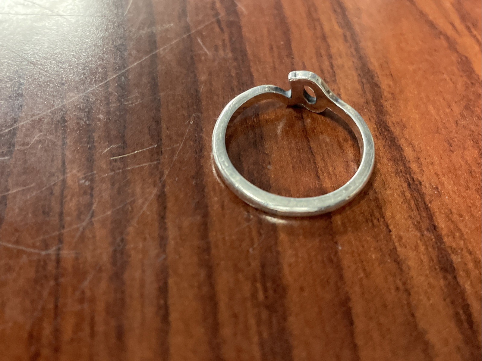 James Avery "a" Script Initial Sterling Silver Ri… - image 5