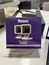 Roku Smart Home Indoor Camera SE – 2‑Pack (CS1000P2R) – Brand New - Instant Noti