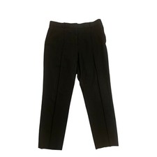 Women 6 Everlane Black Dress Pants Trousers 100% Wool Pleated Trousers Slacks