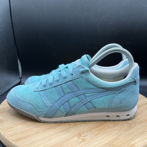 ASICS Onitsuka Tiger Ultimate 81 Women’s Size 7 Blue Teal Corduroy Shoes Sneaker