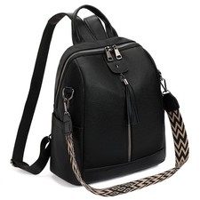 GAEKEAO Backpack Purse for Women Casual Shoulder Bag PU Leather Convertible T...