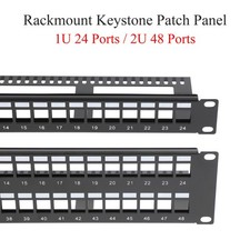 1/2PCS 24/48 Port 19 1U/2U Patch Panel Label ...