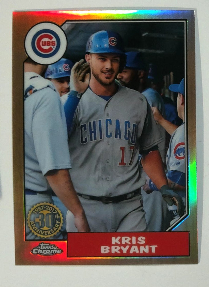 2017 Topps Chrome #87T-1 Kris Bryant 1987 30th Anniversary Chicago