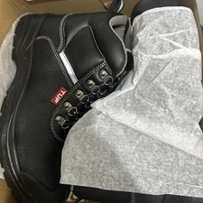 TUF Safety Boots UK 9 / EU 43 – Low Ankle Scuff Cap Chukka Boots BLACK