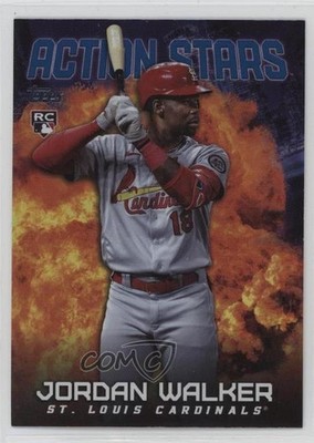 2023 Topps Update Action Stars Blue /600 Jordan Walker #AS-12 Rookie RC 0xz8