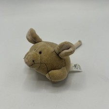 Jellycat - Tischtennis Maus - kleines Plüschtier Stofftier 2,5 Zoll Vintage braun Siebenschläfer/Ratte