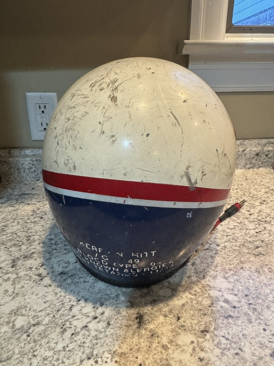 Vintage 1980 Simpson Motorcycle Full face helmet professional dirt