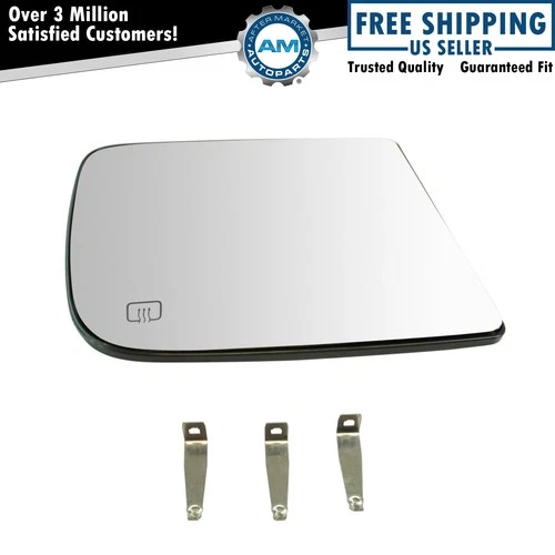 Towing Mirror Glass Heated Upper Passenger Side RH for Dodge Ram Pickup