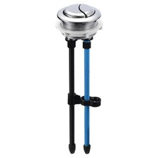 Toilet Tank Button 48mm 1.89" Thread Dual Push Flushing Toilet Button