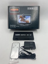 Expansion Full HD 1080p With Deep Color & HD Audio HDMI Switcher 3 x 1 M 1080p