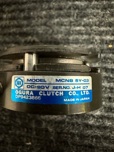 Ogura PTO Electric Clutch MCNB 5Y-03 DC 90V