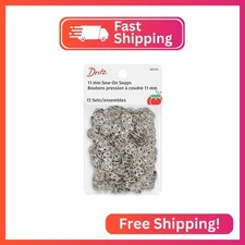 Sew On Snaps Size 1 Nickel 72 Sets
