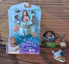 Disney Princess Moanas Magical Neckalce Sealed  Figures Lot
