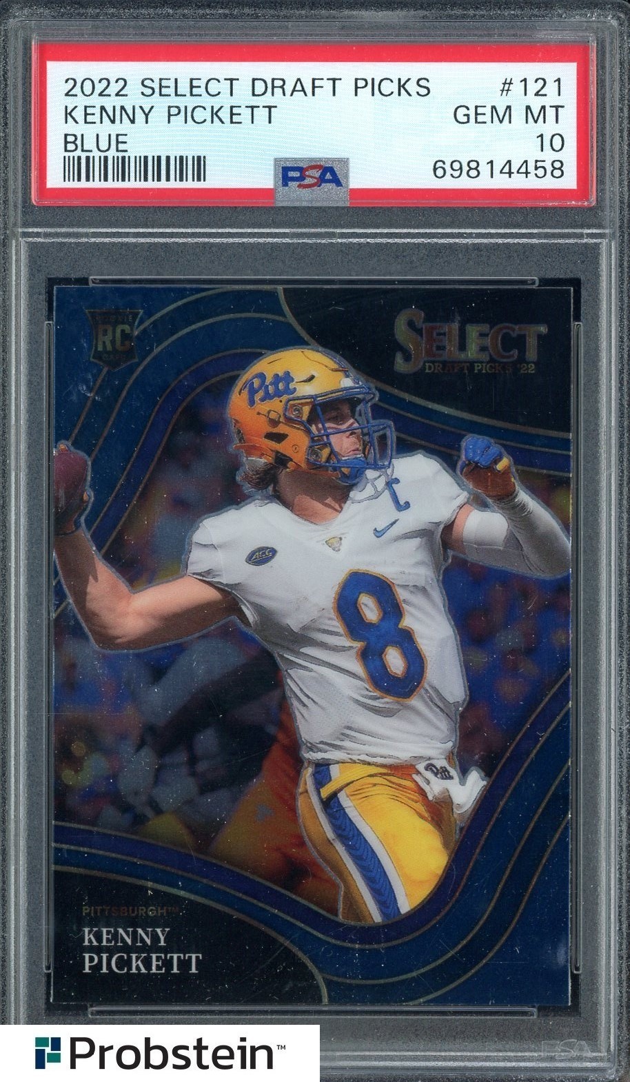 Kenny Pickett Panini Select Draft Picks #121 Blue