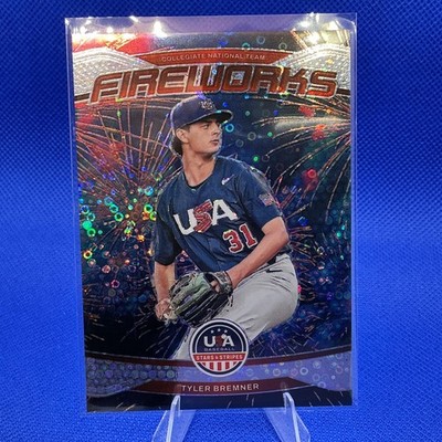 2026 Panini Stars & Stripes USA #11 Tyler Bremner Fireworks Prizms Disco