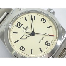 TUDOR WATCH RANGER 79930 CHRONOMETER AUTOMATIC DUNE WHITE DIAL STAINLESS STEEL 4