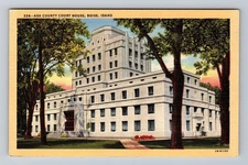 Idaho ID Boise Ada County Court House Vintage Postcard Souvenir Postal Post View