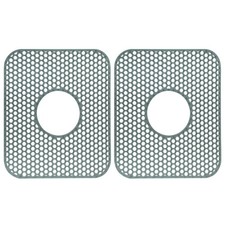2 Pack Non-Slip Kitchen Sink Mats, Heat Resistant Sink Protectors for Folding...