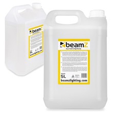 2x Beamz FHF5F Haze Machine Fluid - Water Based High Density Liquid - 10 Litres