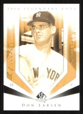 2004 SP Legendary Cuts DON LARSEN Base Baseball card NEW YORK YANKEES