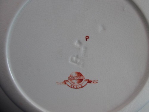 SET OF SIX ANTIQUE MINTON STAFFORDSHIRE KEELE PATTERN SOUP SALAD BOWLS - Picture 4 of 5