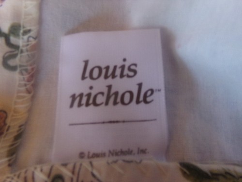 Vintage Pair LOUIS NICHOLE Fabric Drapes - Picture 7 of 8