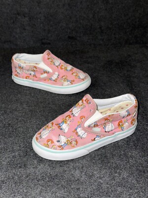 Disney Pixar Toy Story Vans Shoes Bo Peep Woody Toddler Size 10C