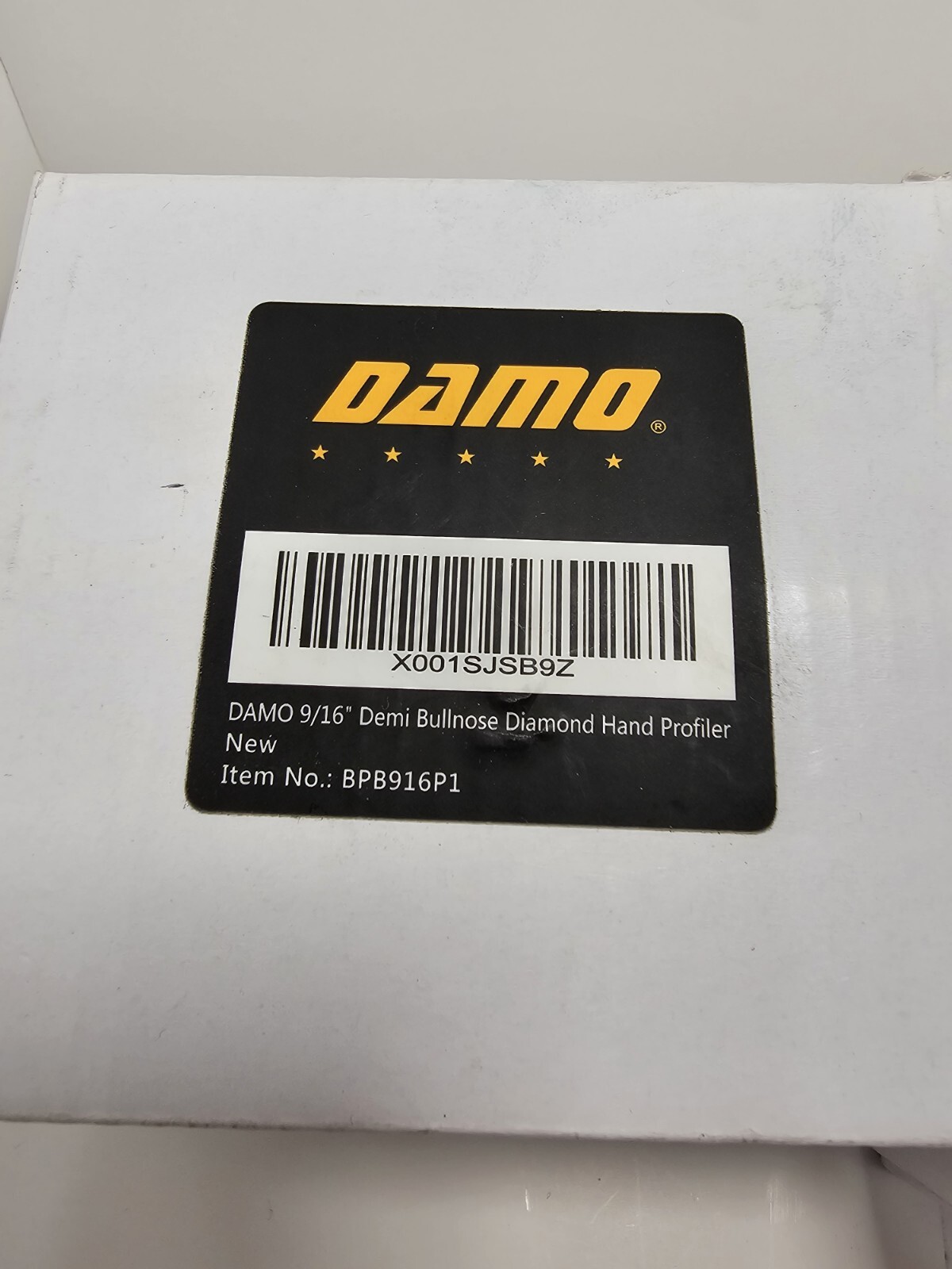 DAMO Profiler à Main Diamant 1,27 Cm Avec Filetage 5/8-11 Pour Bord De Comptoir En Granit, Béton, Marbre