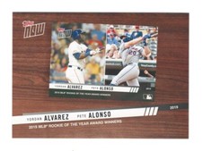 Yordan Alvarez/Pete Alonso 2020 Topps Best of Topps Now #BTN6 Insert Card