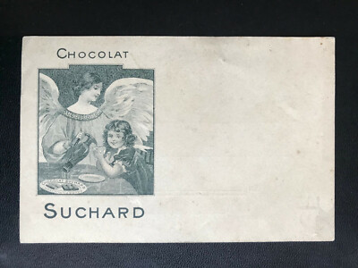 AK Litho (687) Werbung für Suchard Cacao Schokolade Engel 