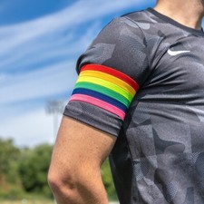 FORZA Regenbogen/Pride Armbinden - Kapitänsbinde / Spielführerbinde