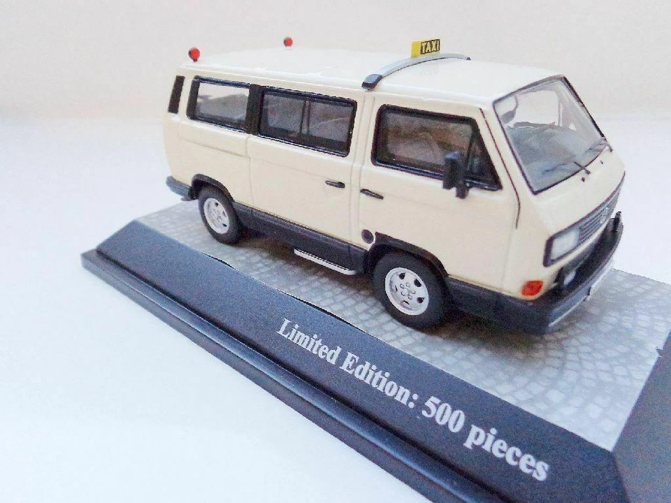 Volkswagen VW T3 B Bus Taxi Modellino In 1:43 Di Premium Classics 13056 - Immagine 3 di 3