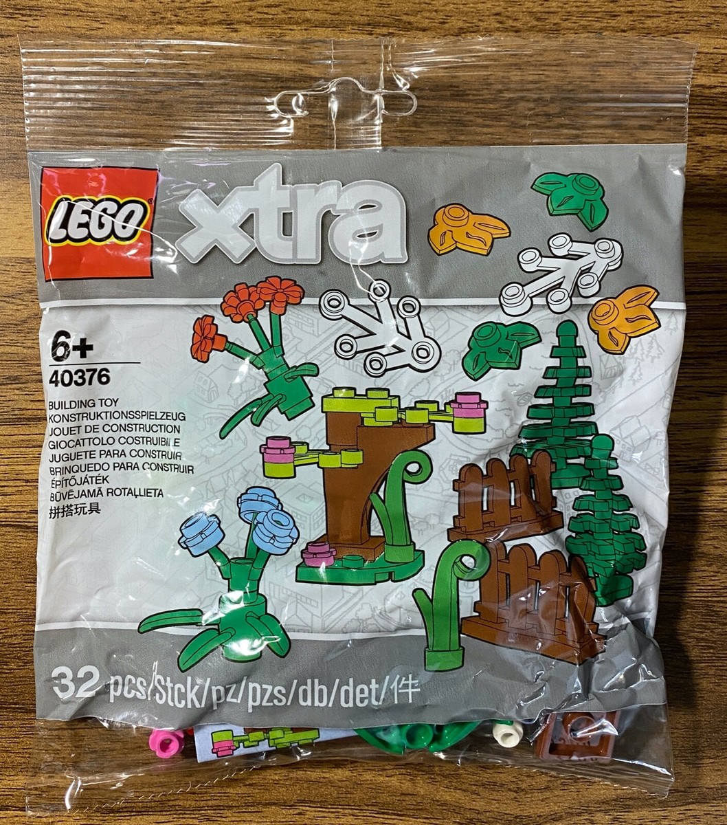 リーメント NEW* Lego 40376 Xtra BOTANICAL ACCESSORIES Tree Flower Fence Grass
