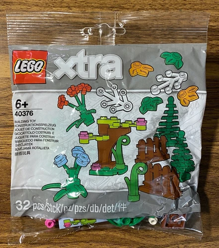 *NEW* Lego 40376 Xtra BOTANICAL ACCESSORIES Tree Flower Fence Grass