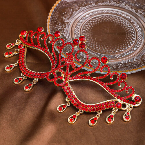 Bridal Masquerade Prom Mask Party Tassel Face Mask Banquet Dress Accessories - Picture 13 of 20