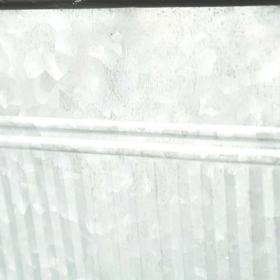 Deko Pflanztopf Cottage Metall Zink Pflanztopf Blumen Blumentopf 60 cm breit - Bild 2 von 3