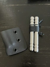 Steel Handle Garrote With Kydex Sheath