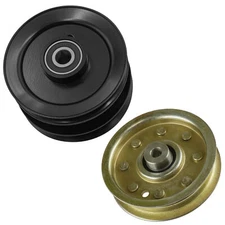 Caltric 756-1202 756-0627B Deck Pulley For Cub Cadet White Outdoor Troy Bilt MTD