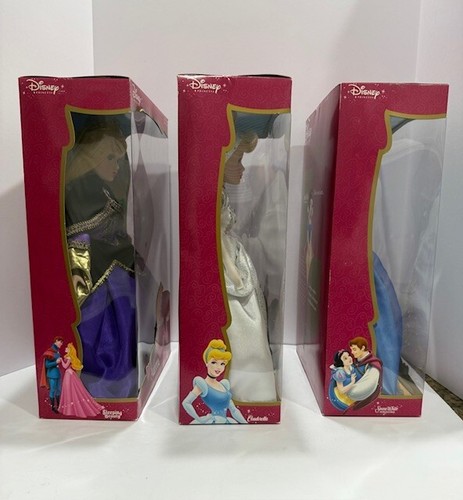 2002 Disney Princess Brass Key Porcelain Keepsake Dolls NIB -set of 3 - Picture 6 of 10