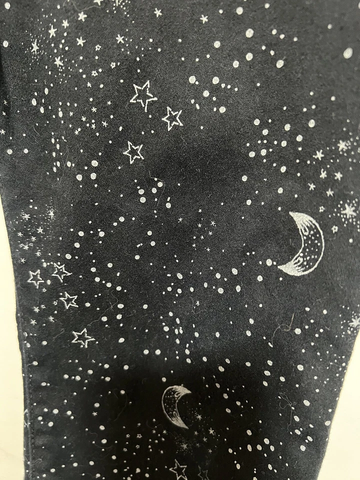 TORRID Denim Jegging Black Star Print Celestial Size 10XS - Image 4 of 4
