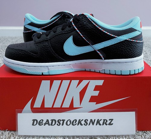 Nike Dunk Low SE GS Barber Shop Black DN3351 001 GS Sizes - Picture 2 of 6