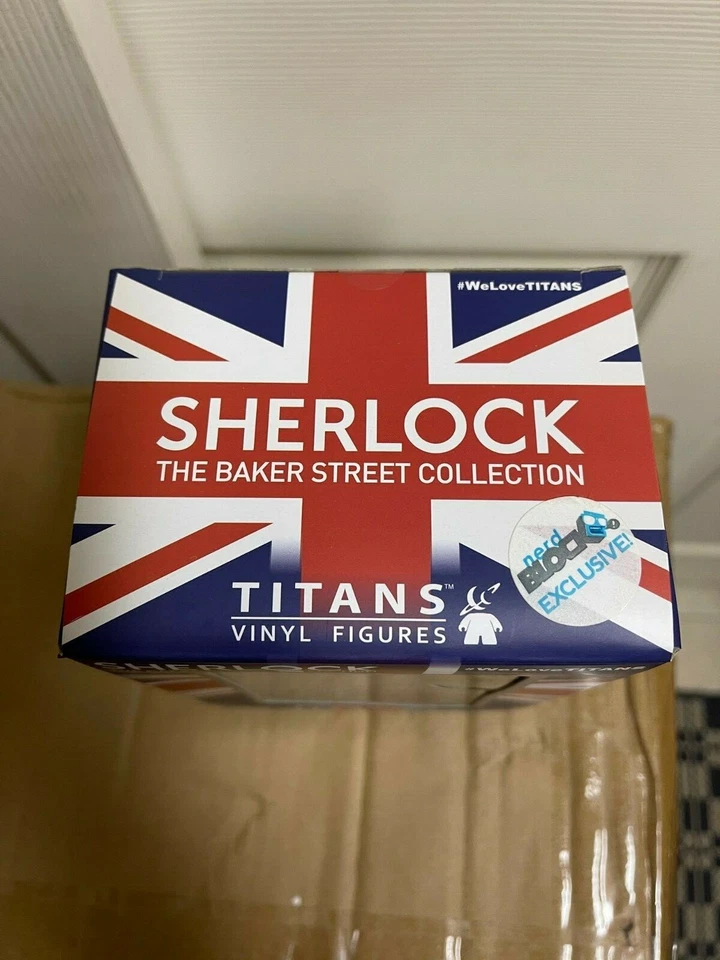 Figura 4,5" Colección Sherlock Baker Street Titans BBC TV Exclusiva Bloque Nerd  Foto 2 de 4
