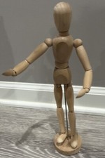 Art Supply 12" Male Manikin Wooden Art Mannequin Figure