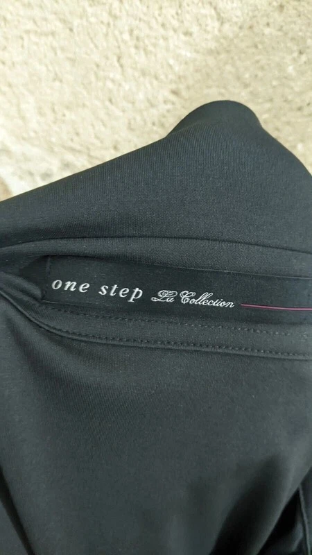 One Step Taille 38 Superbe robe manches courtes grise en polyester - Photo 4/4